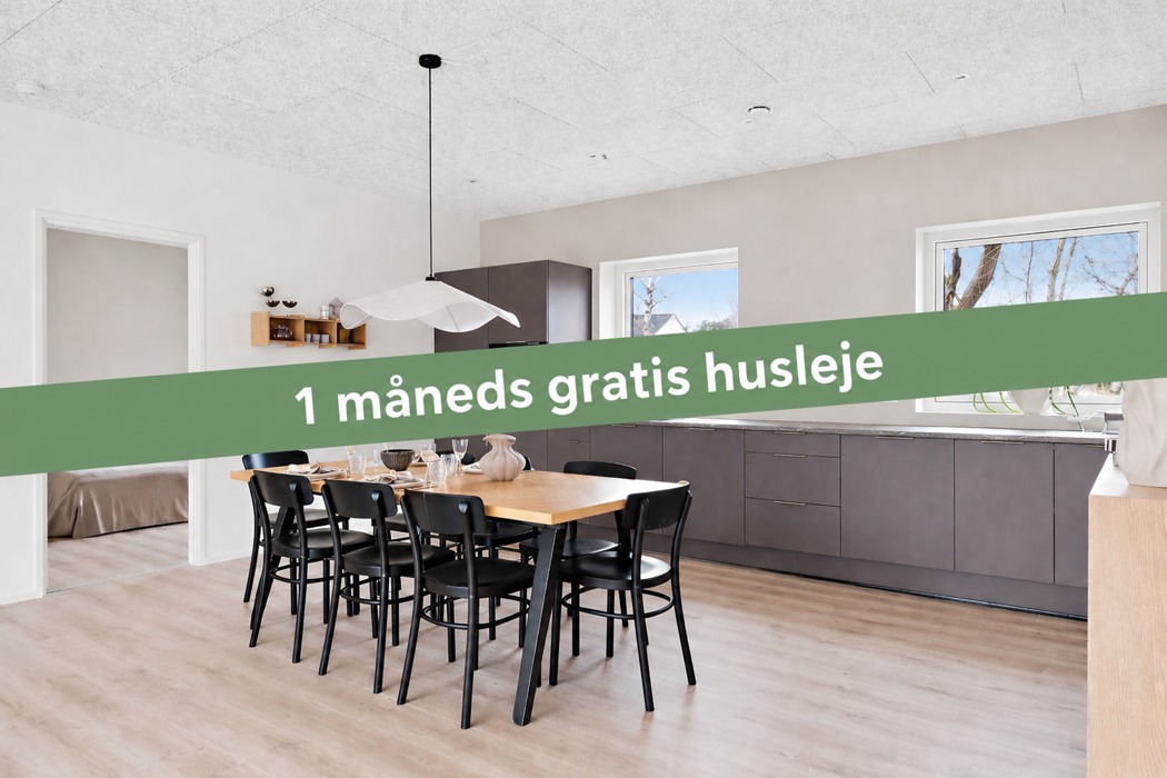 Rummeligt rækkehus med god planløsning -1 måneds gratis leje 1